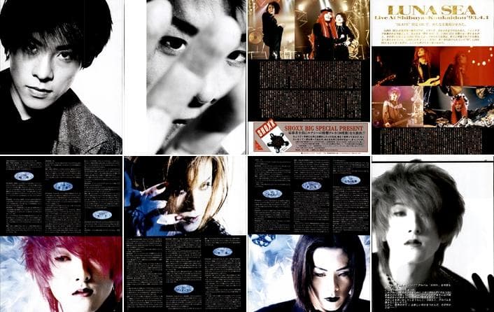 LUNA SEA ルナシー 雑誌 切り抜き 530P 貴重！インディーズ～