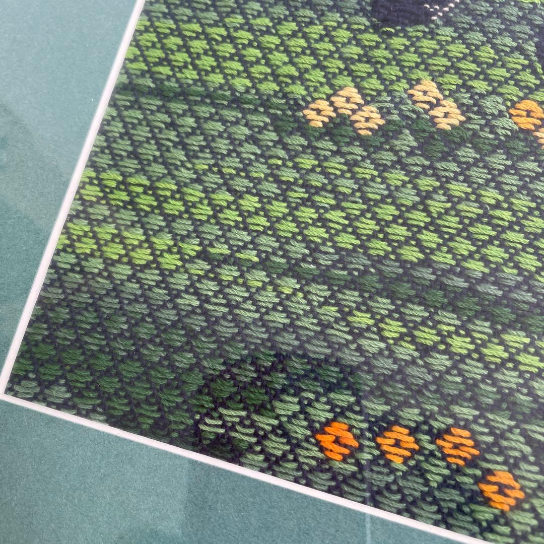 こぎん刺し　木村操作品　椿