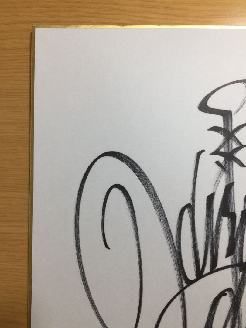 競馬 直筆サイン色紙 後藤浩輝