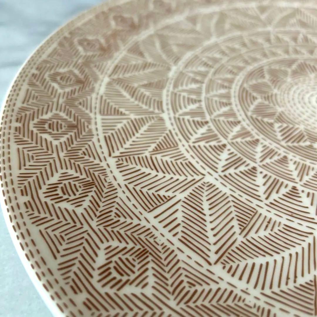 Villeroy&Boch ALGO プレート320 マルーン/ブルー各1枚