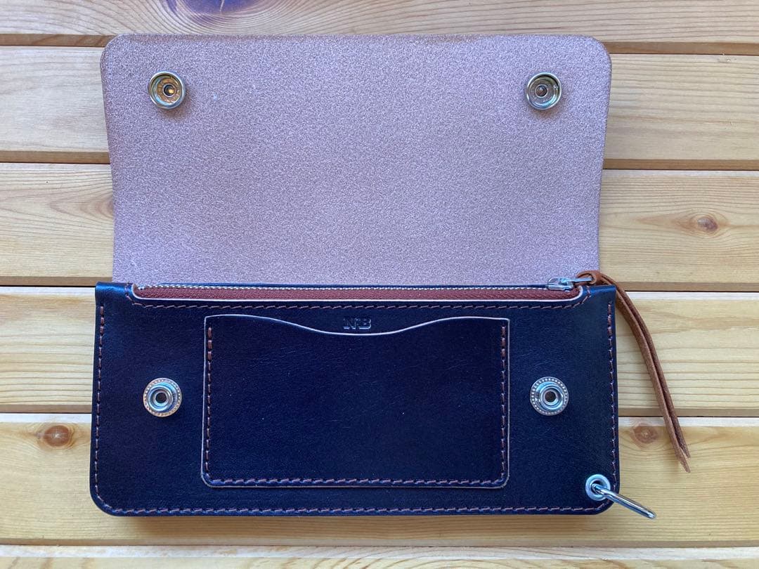 姫路レザー　ロングトラッカーウォレット