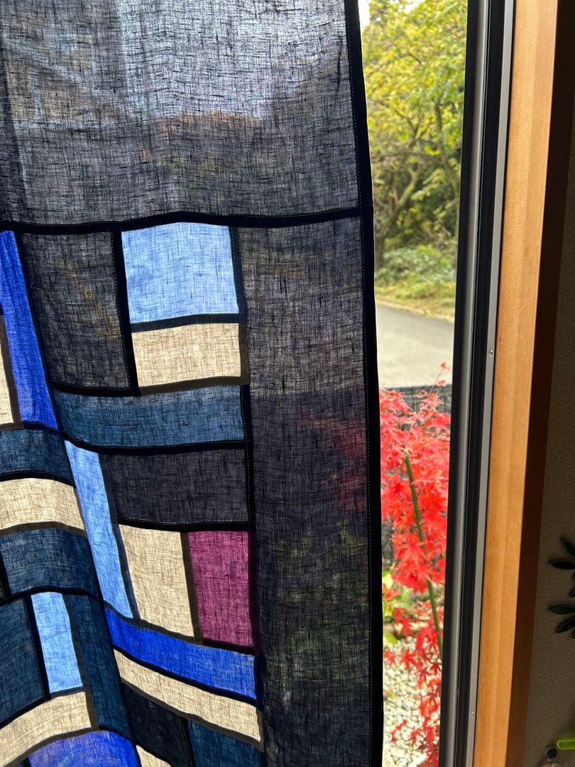 「山の実」麻ポジャギ