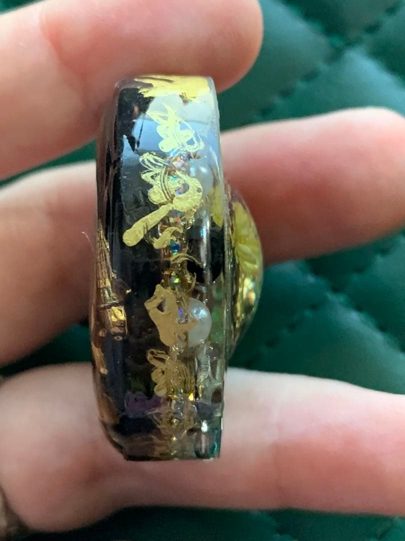 魔術品　黒鏡　手持ち用　セパレイトA