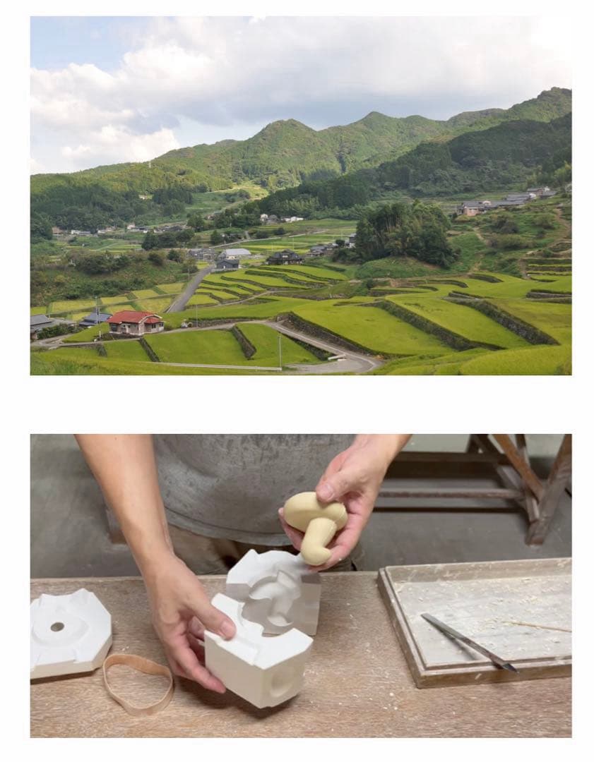 Lisa Larson リサラーソン『ここからつづくへび（きらり）』桐箱入り