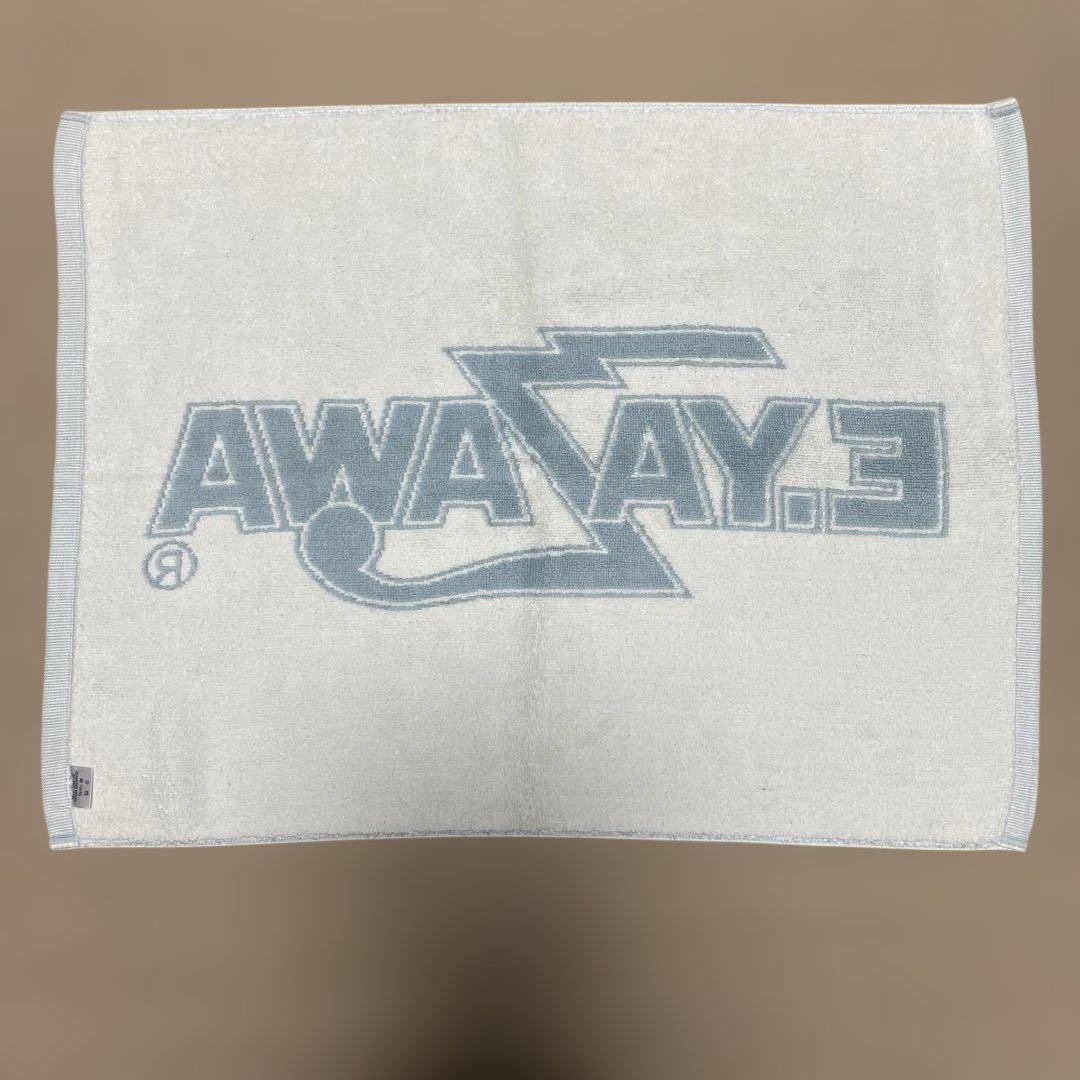 矢沢永吉 バスマット（ロゴ）スカイブルーホワイト