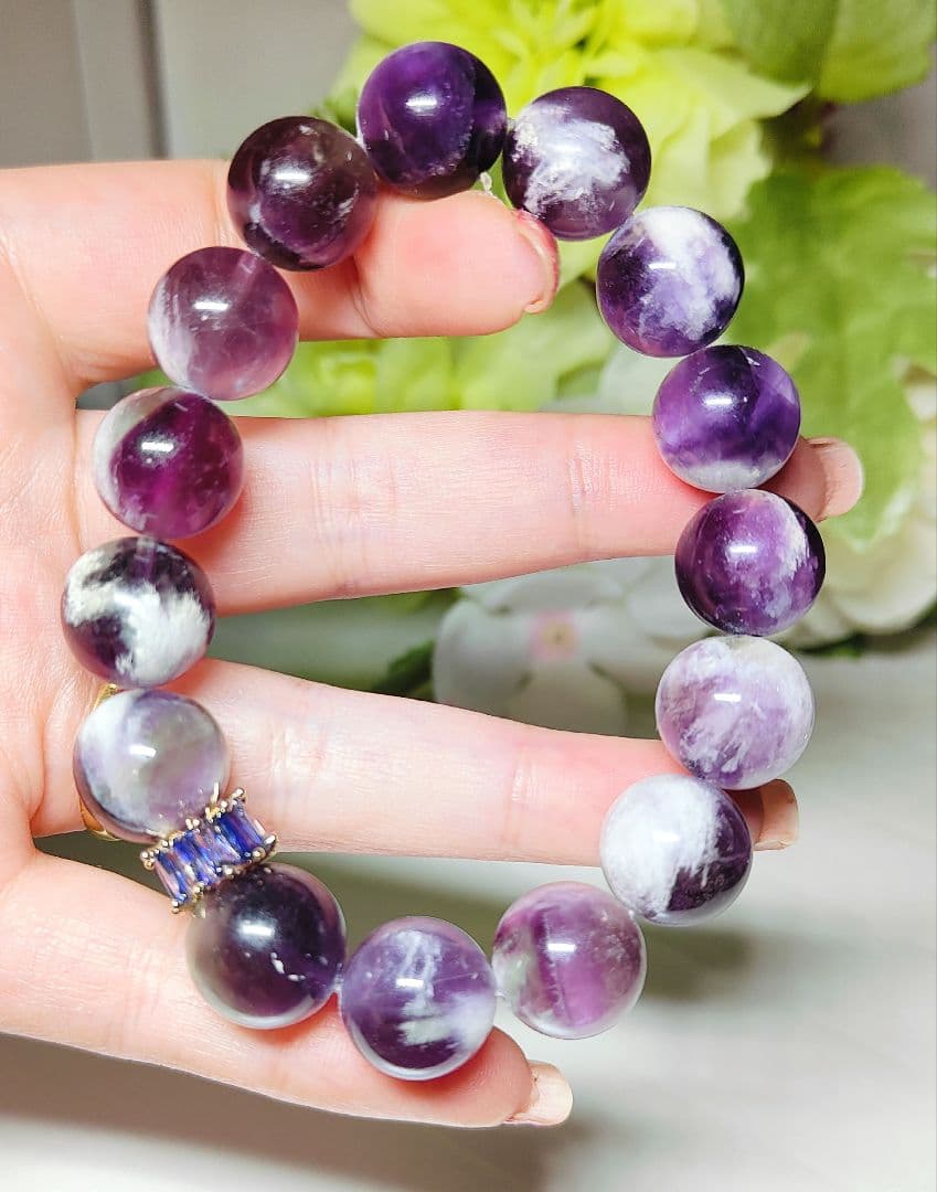 フェザーフローライト　ブレスレット