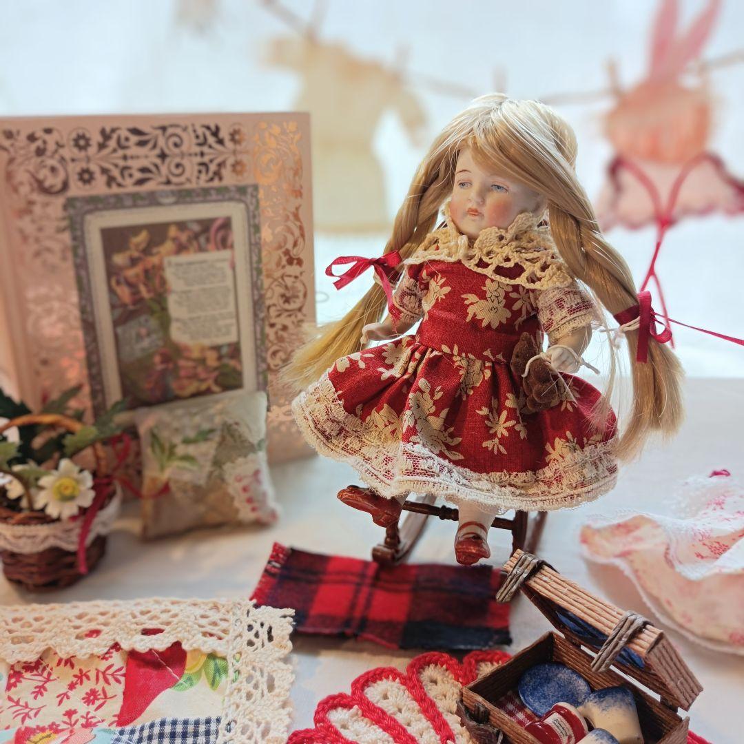 お衣装セット　ミニョネット　ビスクドール　Handmade　着せかえ