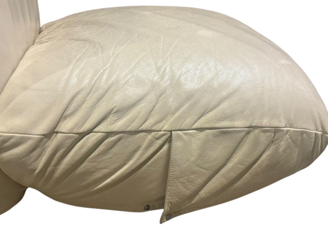 わたなべ◯②arflex アルフレックス マレンコ 本革 レザー 3人掛け