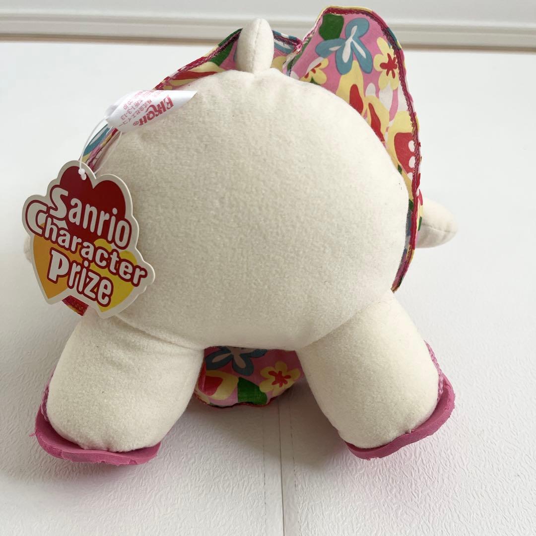 ハローキティ ぬいぐるみ アロハ　花　ハイビスカス　日焼け　EIKOH